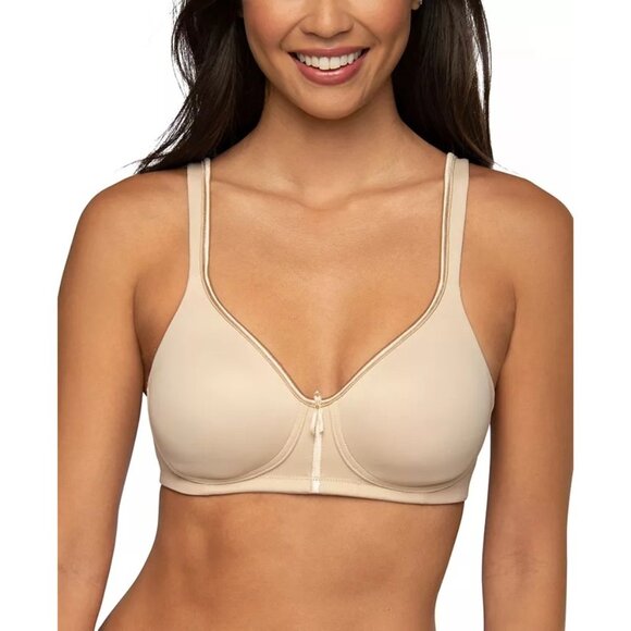 Vanity Fair Lingerie Body Caress Wireless Bra Damask Neutral Sz 40D Intimate NWT - Picture 13 of 13